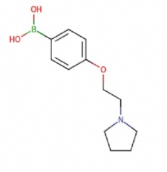 (4-(2-(pyrrolidin-1-yl)ethoxy)phenyl)boronic acid