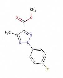 methyl 2-(4-fluorophenyl)-5-methyl-2H-1,2,3-triazole-4-carboxylate