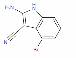 2-amino-4-bromo-1H-indole-3-carbonitrile