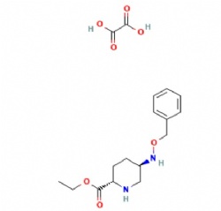 ethyl (2S,5R)-5-(phenylmethoxyamino)piperidine-2-carboxylate;oxalic acid
