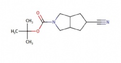 tert-butyl 5-cyanohexahydrocyclopenta[c]pyrrole-2(1H)-carboxylate