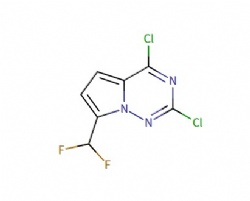 2,4-dichloro-7-(difluoromethyl)pyrrolo[2,1-f][1,2,4]triazine
