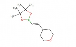 (E)-4,4,5,5-tetramethyl-2-(2-(tetrahydro-2H-pyran-4-yl)vinyl)-1,3,2-dioxaborolane