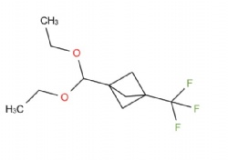 1-(diethoxymethyl)-3-(trifluoromethyl)bicyclo[1.1.1]pentane