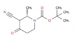 tert-butyl (2S)-3-cyano-2-methyl-4-oxo-piperidine-1-carboxylate