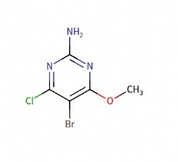 5-bromo-4-chloro-6-methoxypyrimidin-2-amine