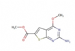 methyl 2-amino-4-methoxythieno[2,3-d]pyrimidine-6-carboxylate