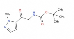 tert-butyl (2-(1-methyl-1H-pyrazol-5-yl)-2-oxoethyl)carbamate