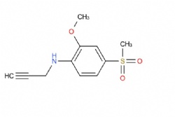 2-methoxy-4-(methylsulfonyl)-N-(prop-2-yn-1-yl)aniline