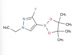 1-ethyl-3-fluoro-4-(4,4,5,5-tetramethyl-1,3,2-dioxaborolan-2-yl)-1H-pyrazole
