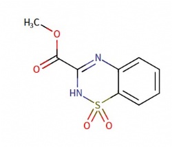 methyl 2H-benzo[e][1,2,4]thiadiazine-3-carboxylate 1,1-dioxide