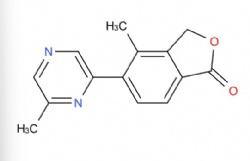 4-methyl-5-(6-methylpyrazin-2-yl)isobenzofuran-1(3H)-one
