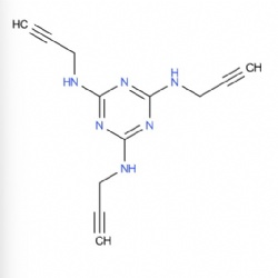 N2,N4,N6-tri(prop-2-yn-1-yl)-1,3,5-triazine-2,4,6-triamine