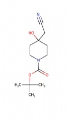 tert-butyl 4-(cyanomethyl)-4-hydroxypiperidine-1-carboxylate