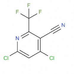 4,6-dichloro-2-(trifluoromethyl)nicotinonitrile