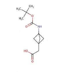 2-(3-((tert-butoxycarbonyl)amino)bicyclo[1.1.1]pentan-1-yl)acetic acid