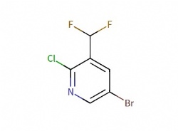 5-bromo-2-chloro-3-(difluoromethyl)pyridine