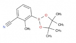 2-methyl-3-(4,4,5,5-tetramethyl-1,3,2-dioxaborolan-2-yl)benzonitrile