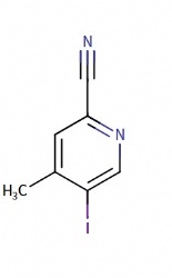 5-iodo-4-methylpicolinonitrile