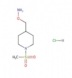 O-((1-(methylsulfonyl)piperidin-4-yl)methyl)hydroxylamine hydrochloride