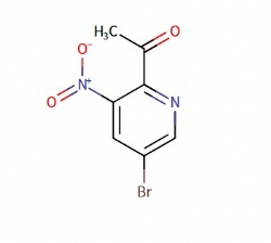 1-(5-bromo-3-nitro-2-pyridyl)ethanone