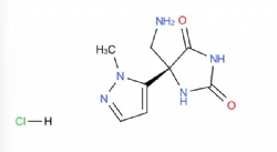 (S)-5-(aminomethyl)-5-(1-methyl-1H-pyrazol-5-yl)imidazolidine-2,4-dione hydrochloride