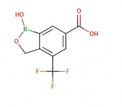 1-hydroxy-4-(trifluoromethyl)-1,3-dihydrobenzo[c][1,2]oxaborole-6-carboxylic acid
