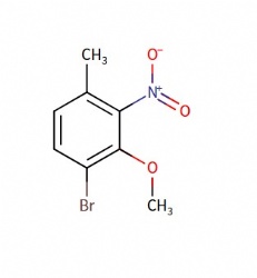 1-bromo-2-methoxy-4-methyl-3-nitrobenzene