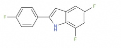 5,7-difluoro-2-(4-fluorophenyl)-1H-indole