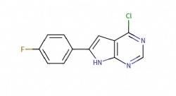 4-chloro-6-(4-fluorophenyl)-7H-pyrrolo[2,3-d]pyrimidine