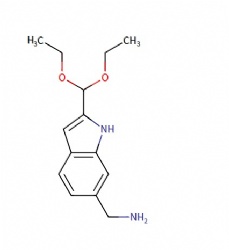 (2-(diethoxymethyl)-1H-indol-6-yl)methanamine