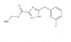 ethyl 5-(3-fluorobenzyl)-1H-1,2,4-triazole-3-carboxylate