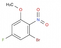 1-bromo-5-fluoro-3-methoxy-2-nitrobenzene