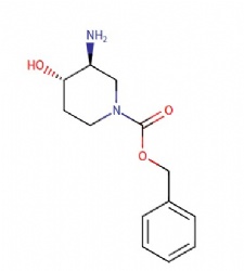benzyl (3S,4S)-3-amino-4-hydroxy-piperidine-1-carboxylate