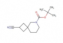tert-butyl 2-cyano-6-azaspiro[3.5]nonane-6-carboxylate