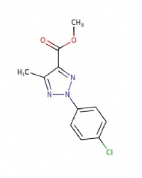 methyl 2-(4-chlorophenyl)-5-methyl-2H-1,2,3-triazole-4-carboxylate