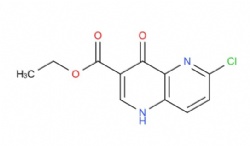 ethyl 6-chloro-4-oxo-1,4-dihydro-1,5-naphthyridine-3-carboxylate