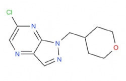 6-chloro-1-((tetrahydro-2H-pyran-4-yl)methyl)-1H-pyrazolo[3,4-b]pyrazine