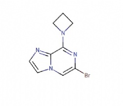 8-(azetidin-1-yl)-6-bromoimidazo[1,2-a]pyrazine