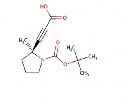 (S)-3-(1-(tert-butoxycarbonyl)-2-methylpyrrolidin-2-yl)propiolic acid