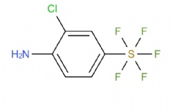 2-chloro-4-(pentafluoro-lambda6-sulfaneyl)aniline