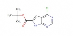 tert-butyl 4-chloro-7H-pyrrolo[2,3-d]pyrimidine-6-carboxylate