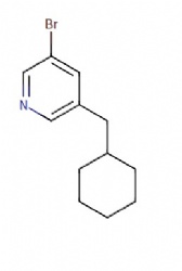3-bromo-5-(cyclohexylmethyl)pyridine