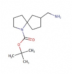 tert-butyl 7-(aminomethyl)-1-azaspiro[4.4]nonane-1-carboxylate