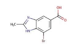 7-bromo-2-methyl-1H-benzo[d]imidazole-5-carboxylic acid