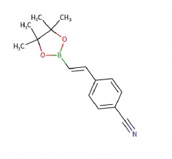 (E)-4-(2-(4,4,5,5-tetramethyl-1,3,2-dioxaborolan-2-yl)vinyl)benzonitrile