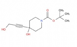 tert-butyl 4-hydroxy-4-(3-hydroxyprop-1-yn-1-yl)piperidine-1-carboxylate