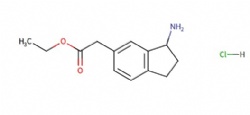 ethyl 2-(3-amino-2,3-dihydro-1H-inden-5-yl)acetate hydrochloride