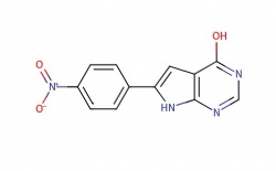 6-(4-nitrophenyl)-7H-pyrrolo[2,3-d]pyrimidin-4-ol