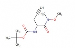 tert-butyl (1-(methoxy(methyl)amino)-1-oxopent-4-yn-2-yl)carbamate